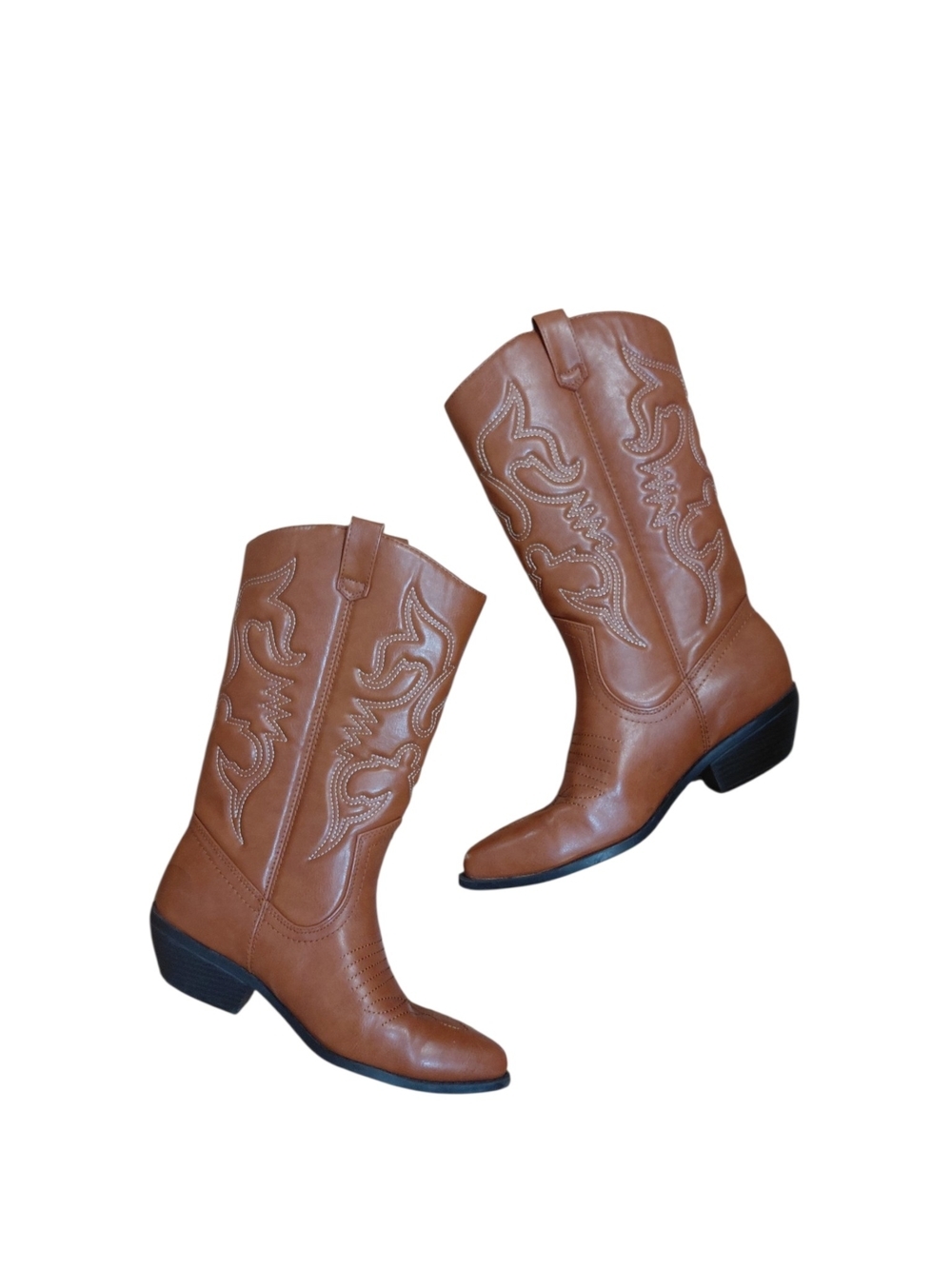 Soda Caramel Brown Western Boots Women's Size 8 Cowboy Boots
